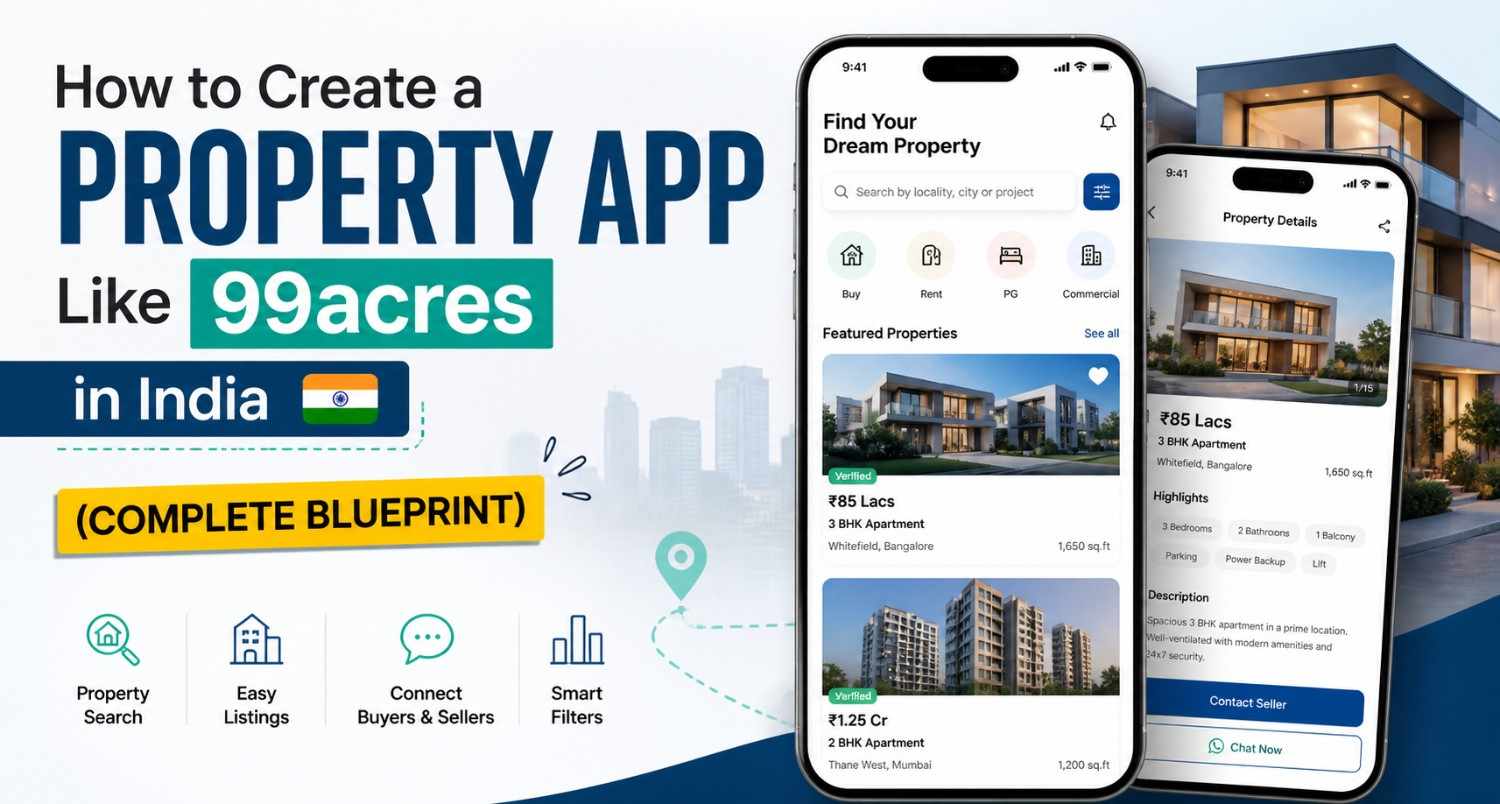 How to Create a Property App Like 99acres in India